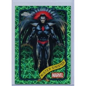2025‎ Topps Chrome Marvel Mister Sinister Green Refractor #155 /99